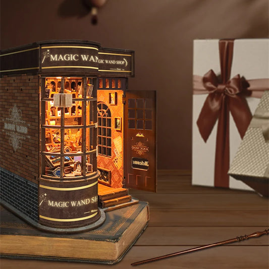 Magical Wand Shop DIY Miniature Kit with LED Light