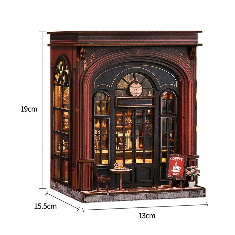 The Dragon Treasure Labyrinth – DIY Fantasy Book Nook Kit with LED Light