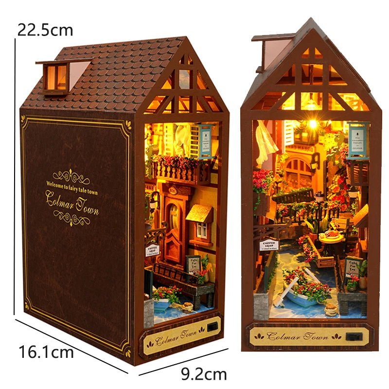 The Dragon Treasure Labyrinth – DIY Fantasy Book Nook Kit with LED Light