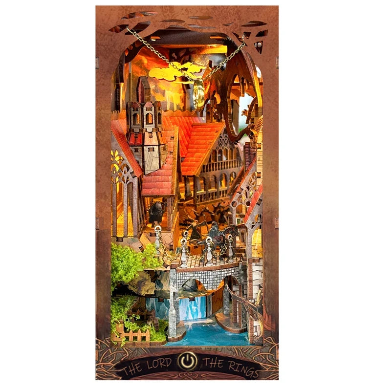 The Ring Realm – DIY Fantasy Book Nook Kit with LED Light