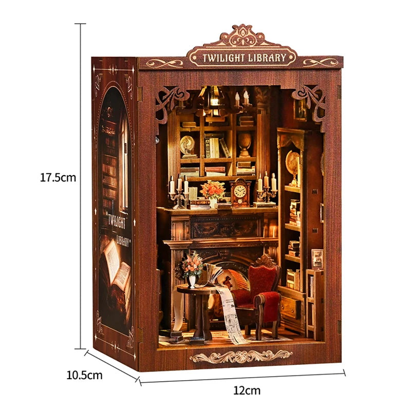 The Dragon Treasure Labyrinth – DIY Fantasy Book Nook Kit with LED Light