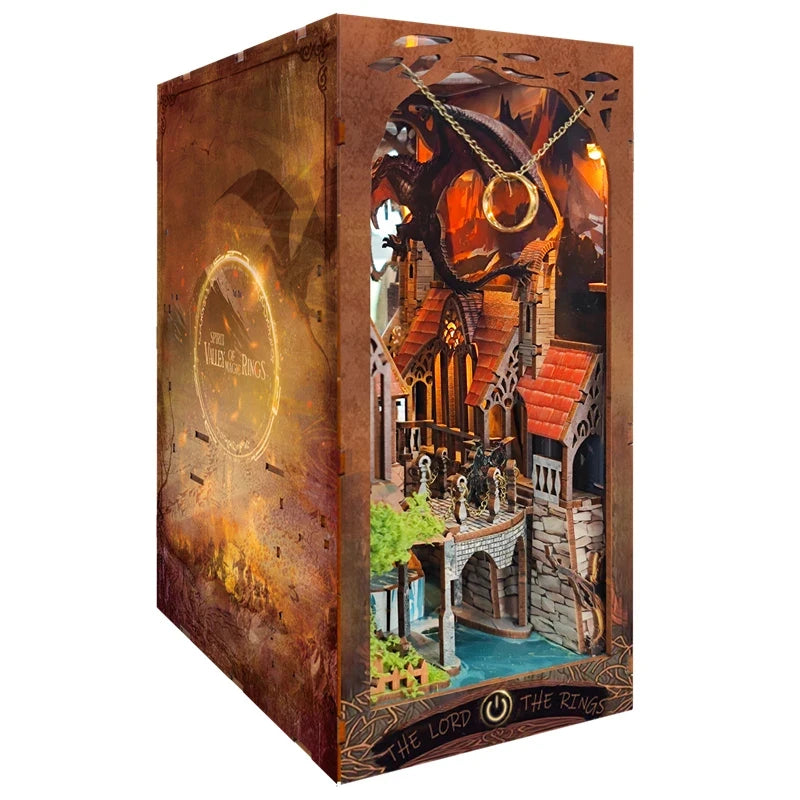 The Ring Realm – DIY Fantasy Book Nook Kit with LED Light