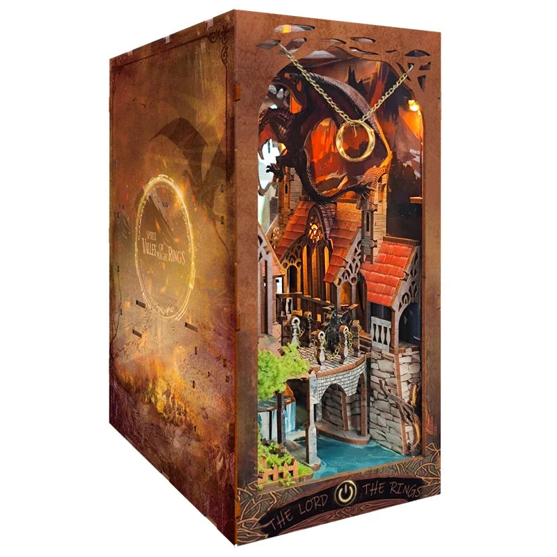 The Ring Realm – DIY Fantasy Book Nook Kit with LED Light