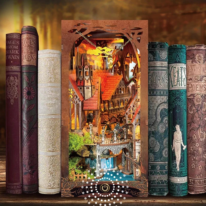 The Ring Realm – DIY Fantasy Book Nook Kit with LED Light